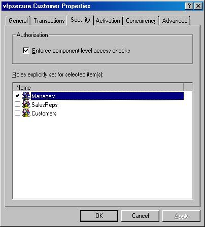 Figure 7: This dialog is used to grant access based on roles.