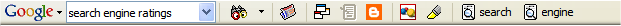 Figure 2. The Google Toolbar in Microsoft Internet Explorer 6.