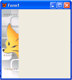 Figure 3: Image can be drawn on a form using GDI+.
