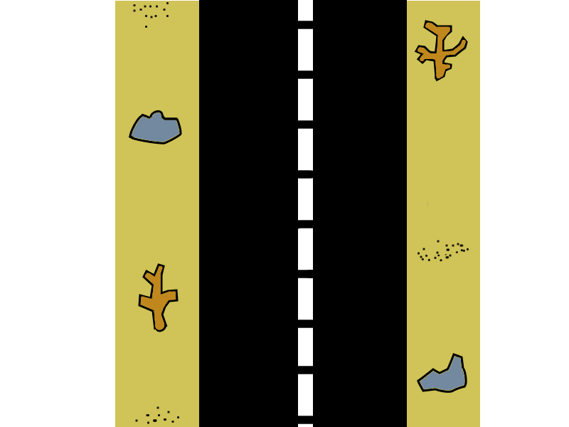 Figure 2: Adding the road image to the game project.