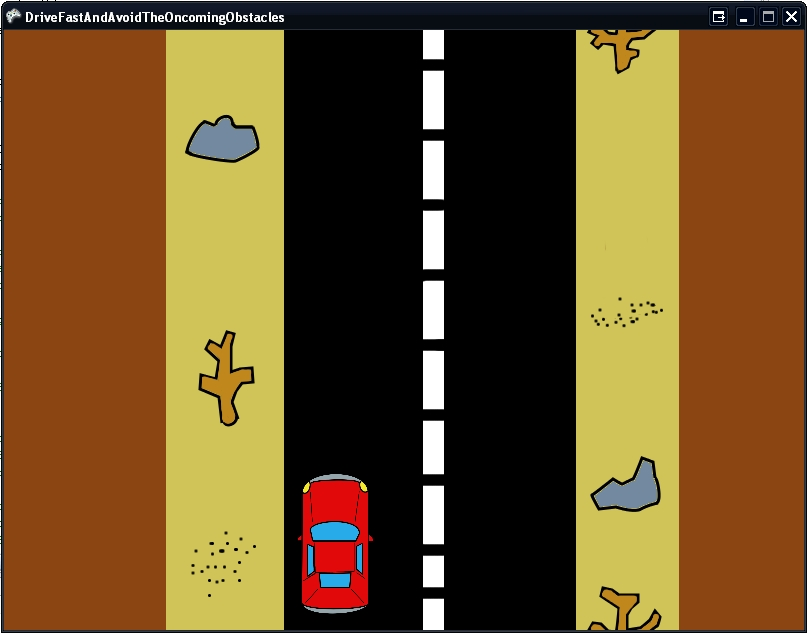 Figure 5: Drawing the car image to the screen.