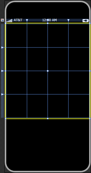 Figure 16:  By default, the height and width of Grid columns and rows are evenly divided between the available space.