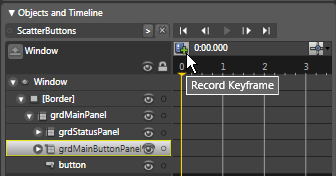 Figure 21:  Keyframes record changes to properties allowing you animate the transitions between different values.