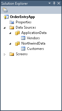 Figure 1: An application with two Data Sources.