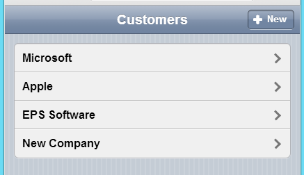 Figure 7: The Add button makes the Customer list dynamic.
