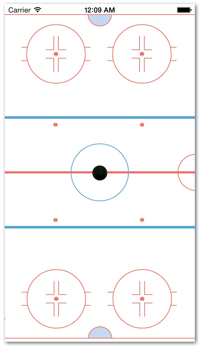 Figure3: Preview of hockey physics animation demo