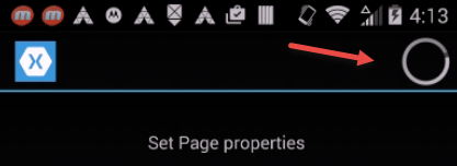 Figure 6: The Activity Indicator on Android