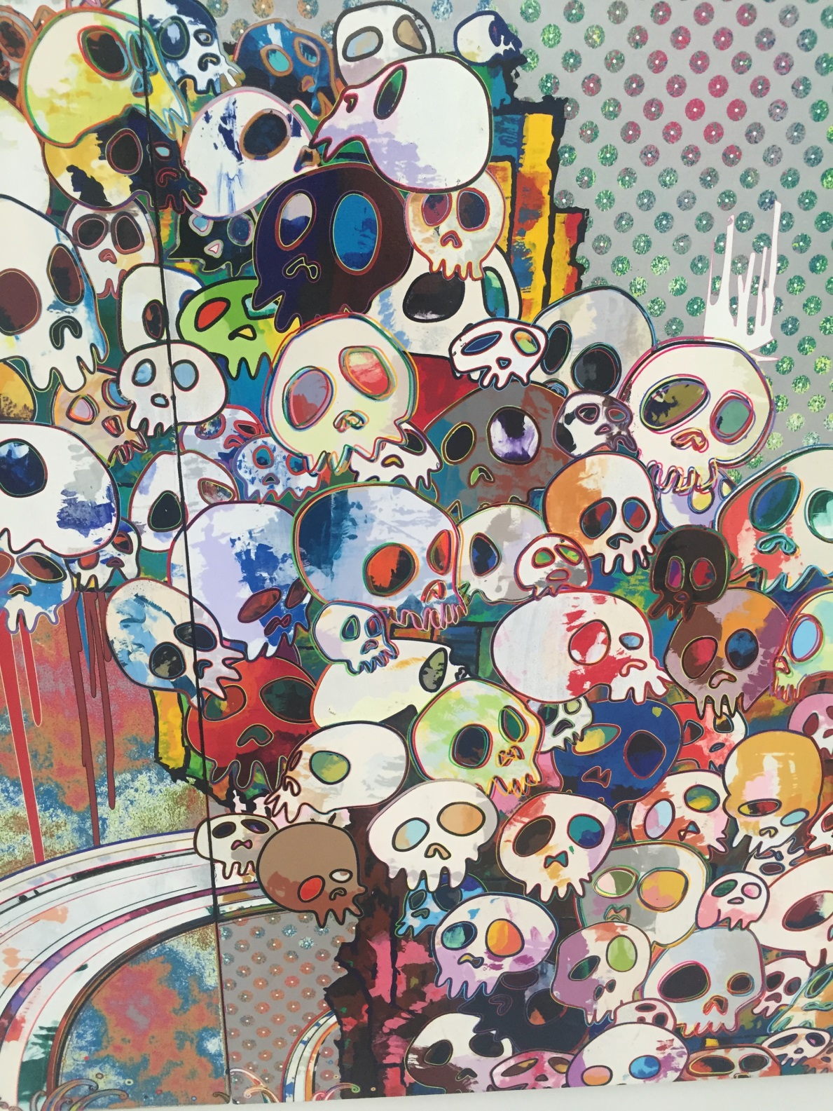 Figure 1: Takashi Murakami's piece shows how a unified whole comes from disparate parts.