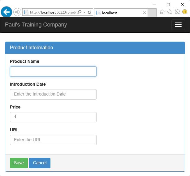Figure 1: Add new products via a product detail page.