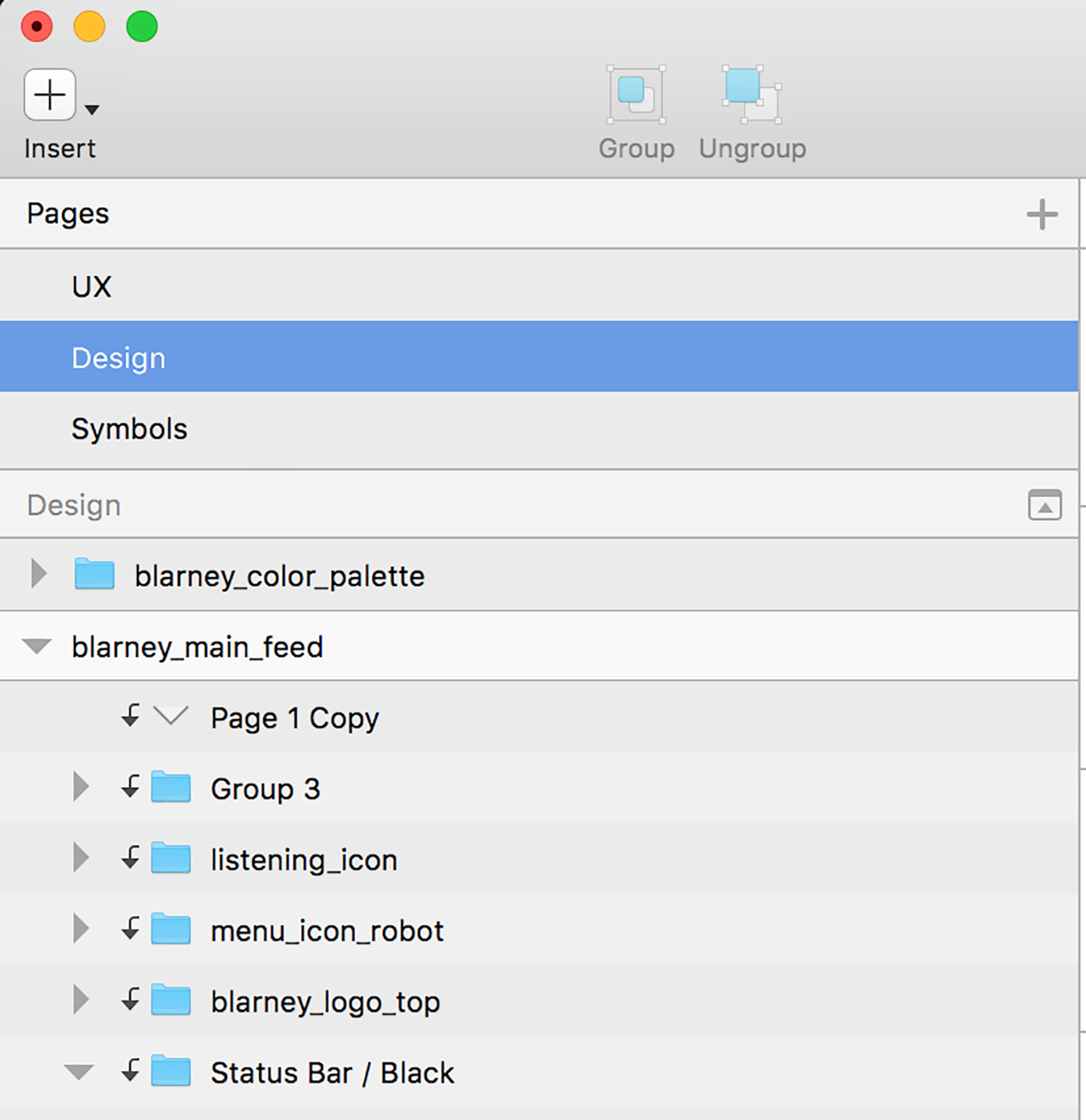 Figure 14: Asset naming conventions in Sketch.
