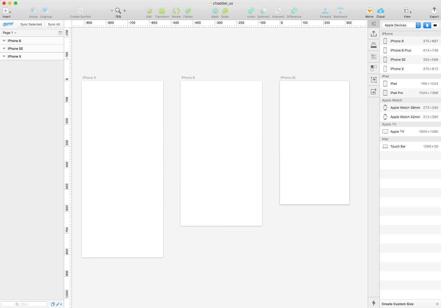 Figure 6: Sketch for the Mac has become the go-to wire framing and design software.