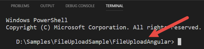 Figure 7: Add the Web API folder to VS Code.