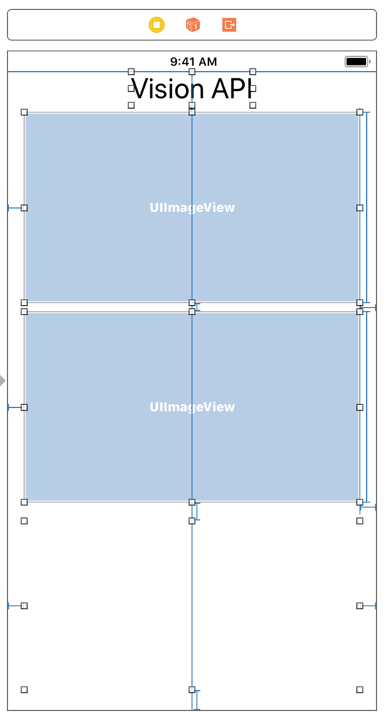 Figure 16      : Populating the View window with the various views    