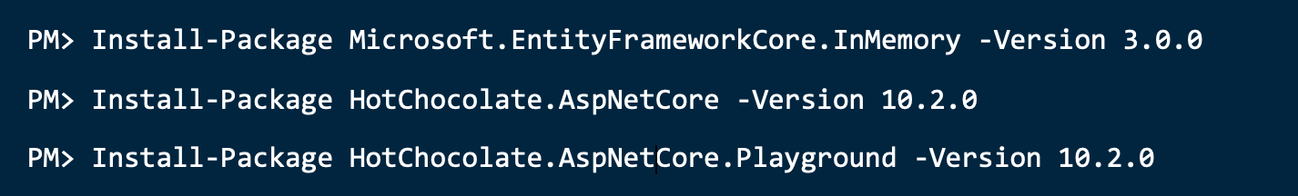 Figure 1: The necessary NuGet Packages