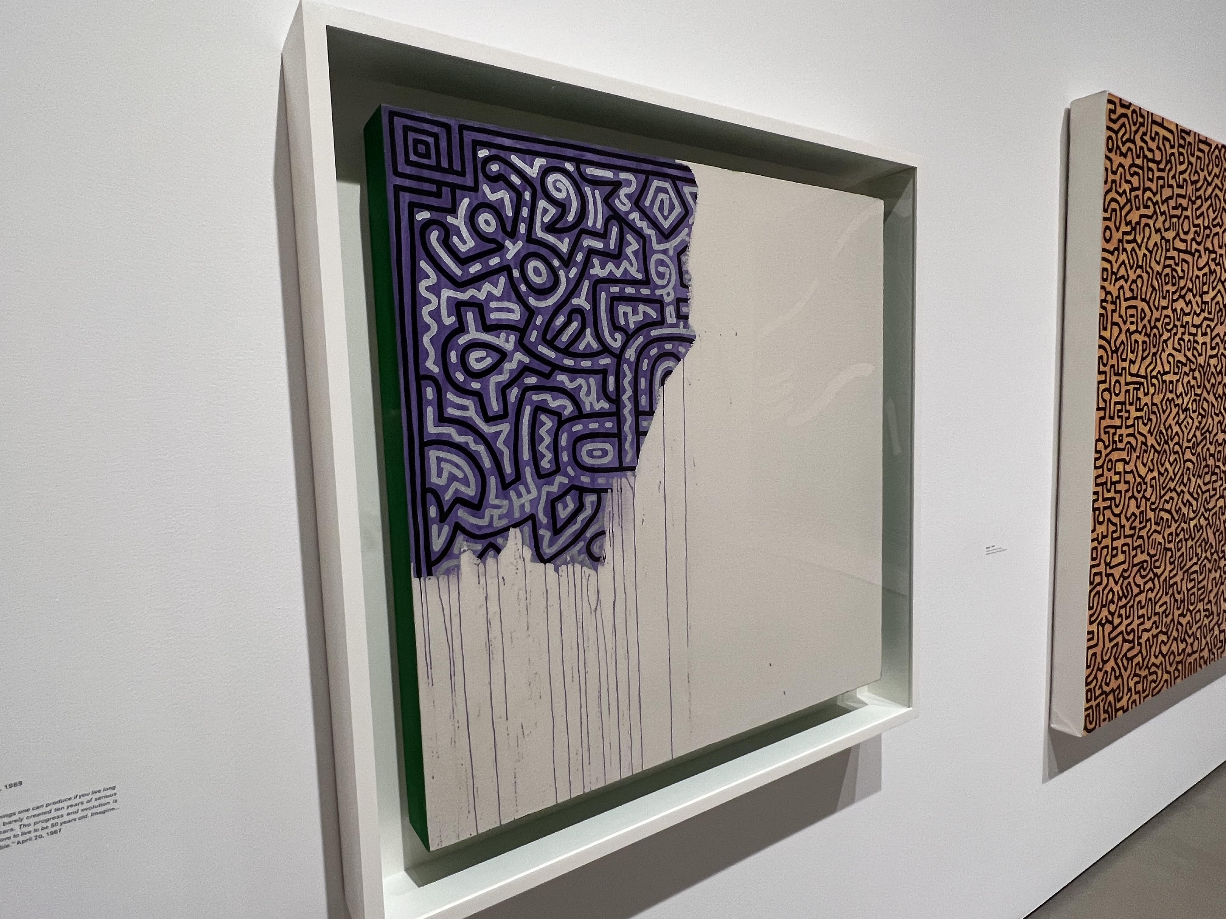 Figure 2: An unfinished work by Keith Haring 